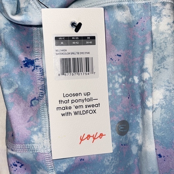 Wild fox Sweats, Size M, Pink and Blue tie dye - Picture 10 of 15